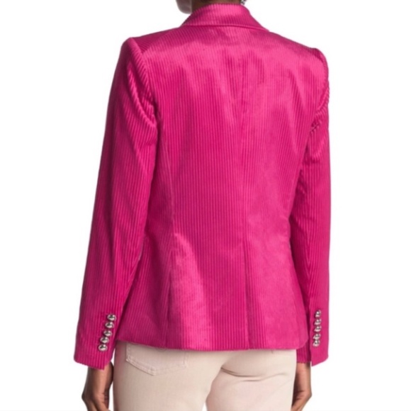 Veronica Beard Lia Corduroy Dickey Jacket Pink 2 - Picture 2 of 13